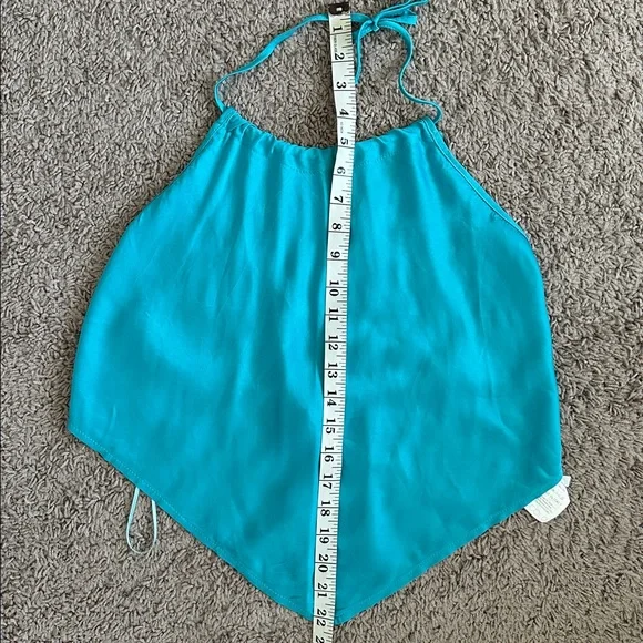 ViCOLO Teal Halter Top - Picture 7 of 9